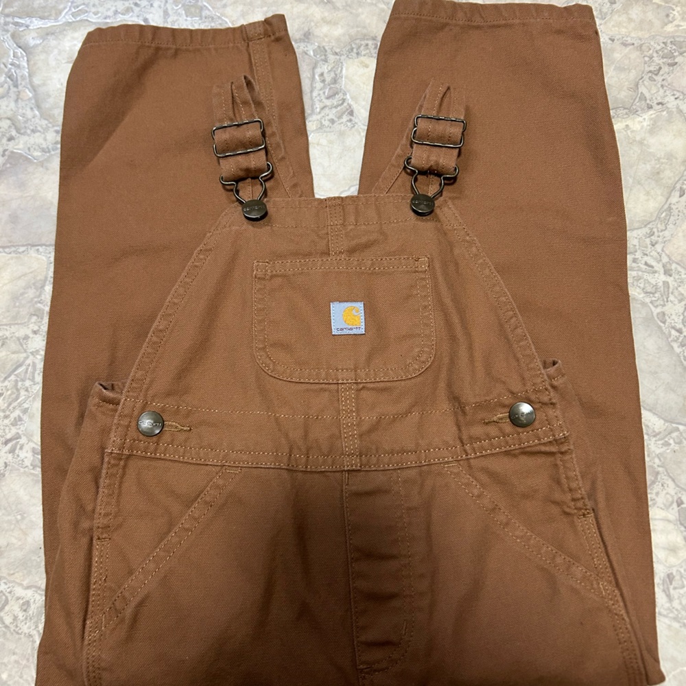 Carhartt Tan Bib Overalls (4T)